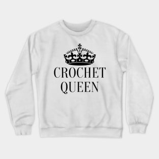 Crochet Queen Crewneck Sweatshirt